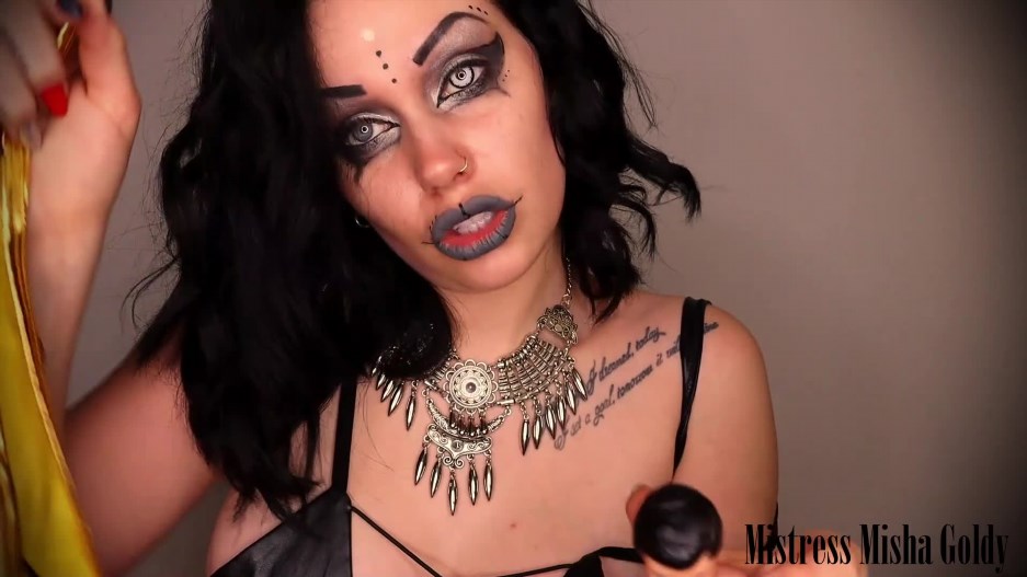 MISHA GOLDY - Livecam Voodoo Corporal Punishment For Disobedience